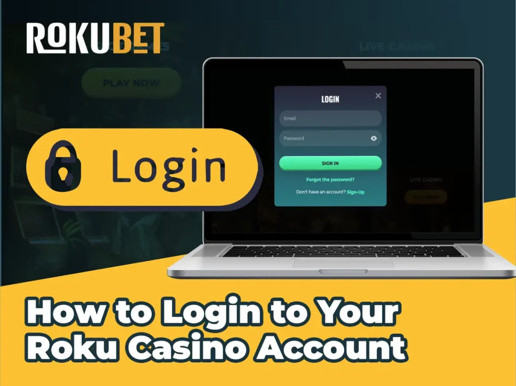 Como fazer login na sua conta do Roku Casino